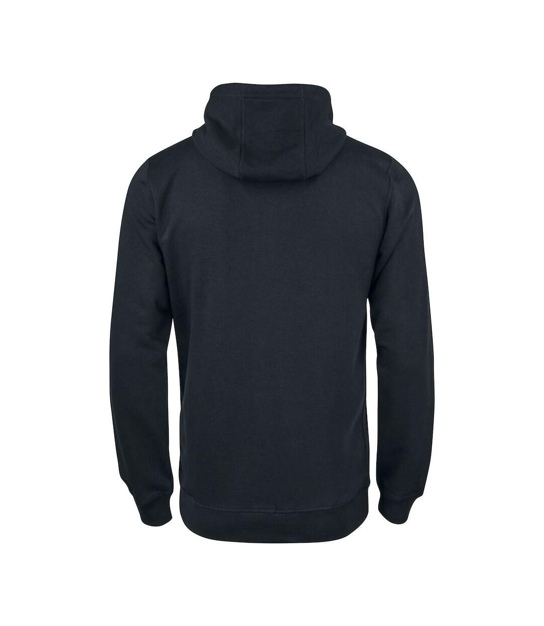 Mens Premium Oc Full Zip Hoodie Black Clique-2