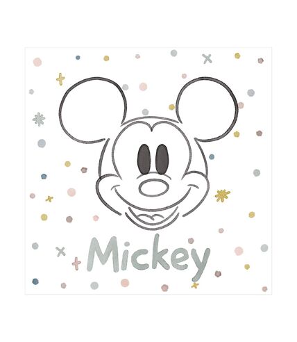 Mickey Mouse & Friends - Imprimé M IS FOR MICKEY (Blanc) (40 cm x 40 cm) - UTPM7182