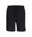 Short De Jogging Motif/style Texturé Homme Noir Jack And Jones-1