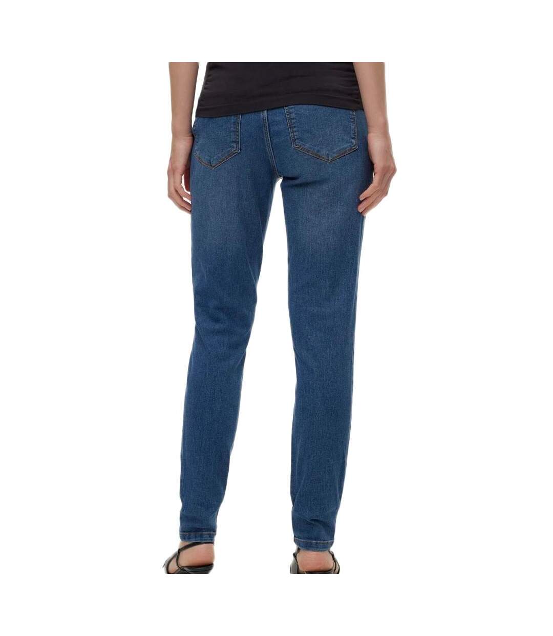 Jean de Grossesse Skinny Bleu Femme Mamalicious Mecho - L-2