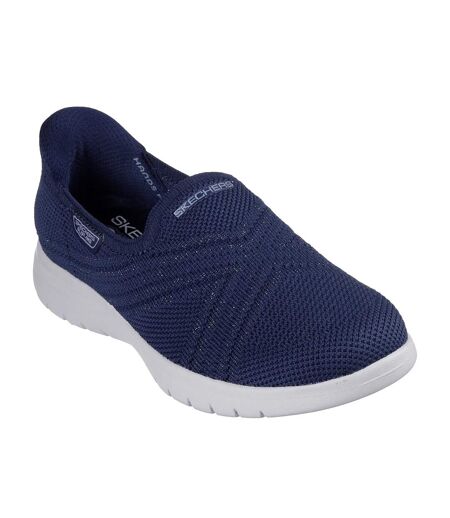 Womens/ladies On The Go Flex Excellency Slip-in Shoes Navy Skechers