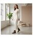 OZABI Bottines Femme Suédine Zippée Talon Bloc 5 cm Bout Arrondi-5