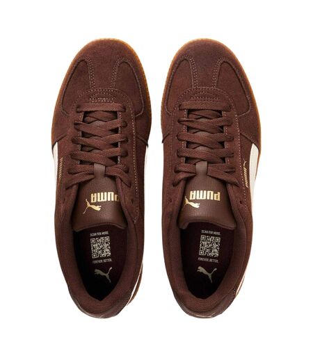 Mens Club Suede Trainers Brown White Gum Puma