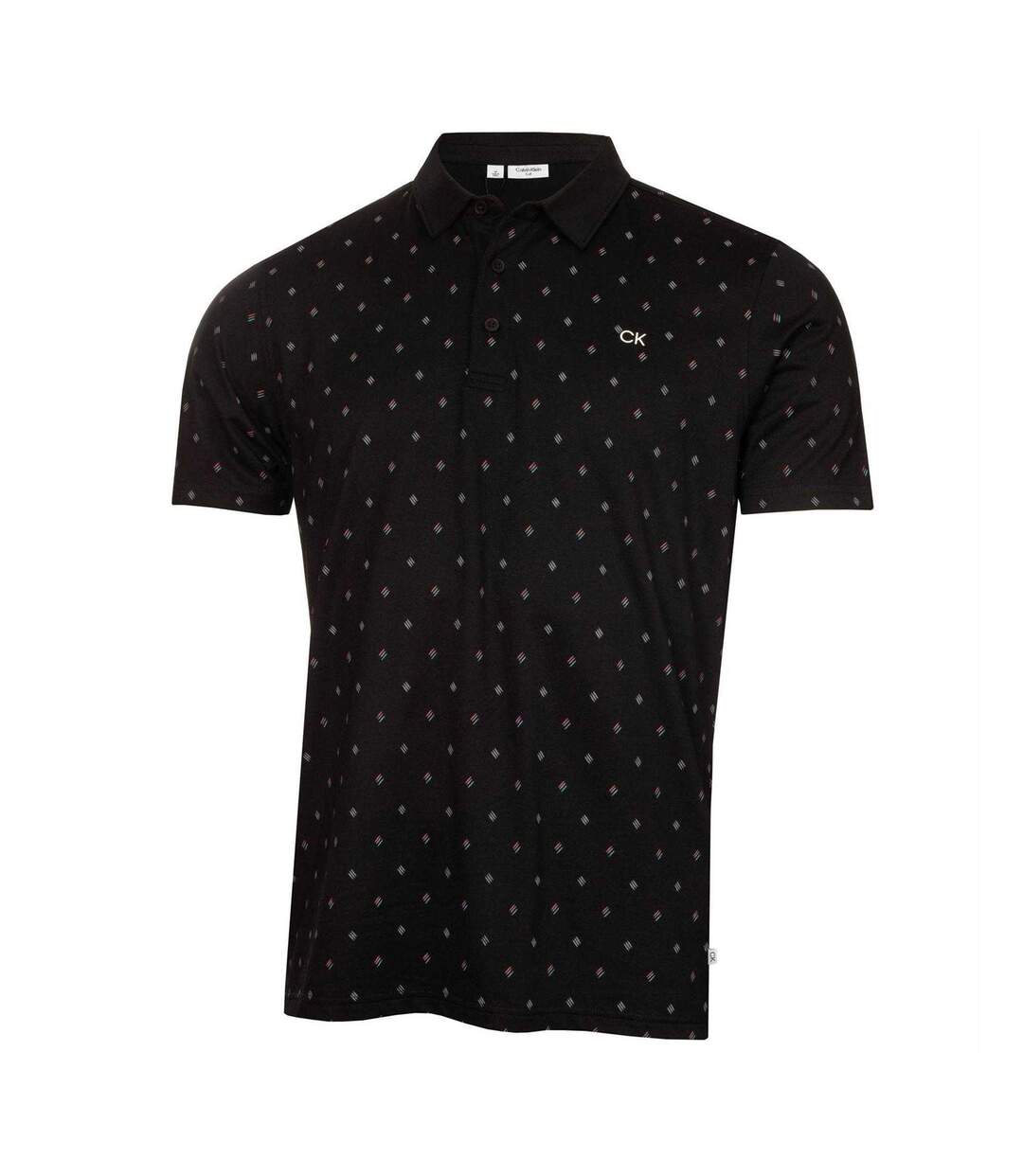 Polo Golf Motif/style Logo Homme Noir Calvin Klein-1
