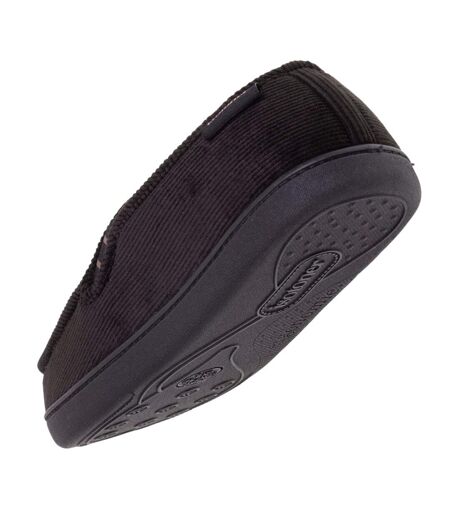 Isotoner Chaussons Mocassins homme dessus velours et semelle grand confort