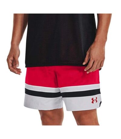 Short baseline homme rouge Under Armour