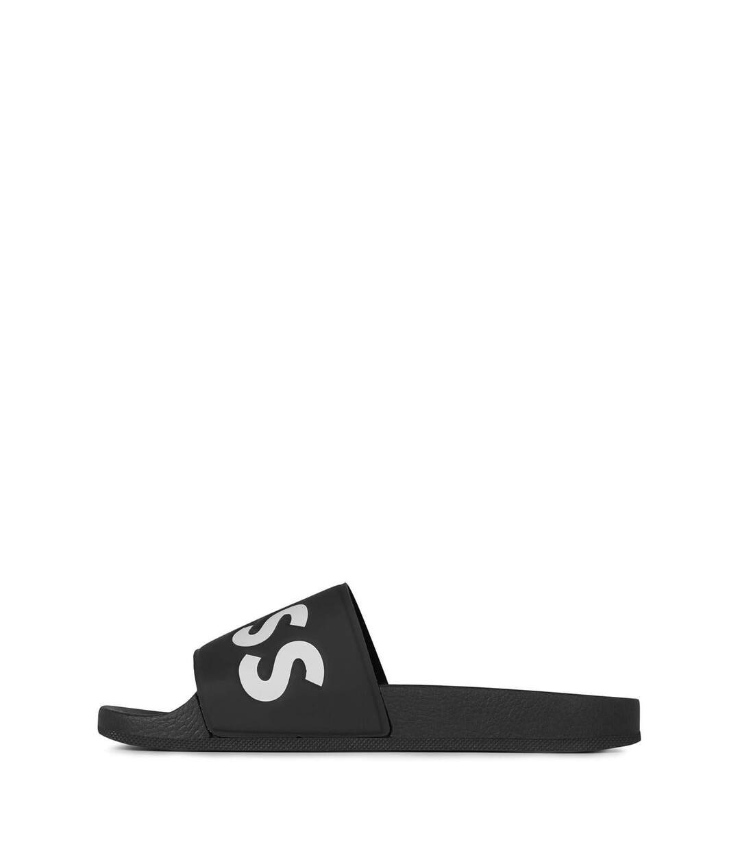 Claquettes Motif/style Logo Aryeh Homme Noir Blanc Boss-2
