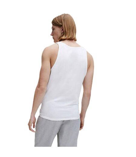 Pack Of 2  Mens Lounge Tank Top  White Calvin Klein