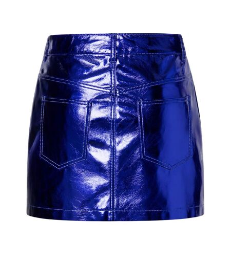 Mini Jupe Motif/style Métallisé Femme Violet AmyLynn