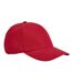 Casquette De Baseball Motif/style 5 Panneaux Earthaware Classic Rouge Classique Beechfield-1
