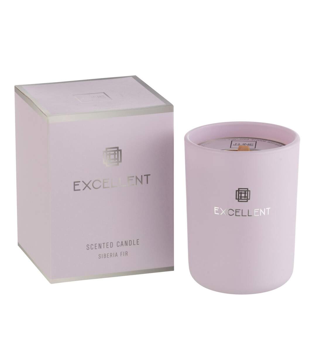 Bougie Parfumée en Verre Excellent 12cm Siberia Fir Lilas-1