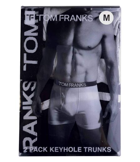 Mens 2 Pk Cotton Keyhole Boxers in Gift Box