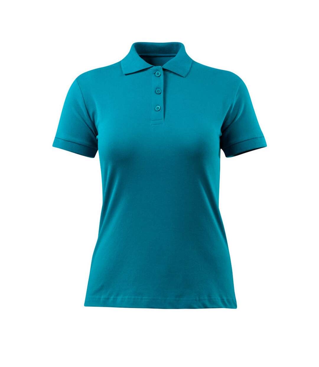 Womens/ladies Grasse Crossover Polo Shirt Petroleum Blue Mascot-1