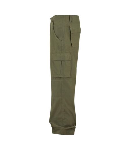 Pantalon À Poches Classic Homme Olive Build Your Brand