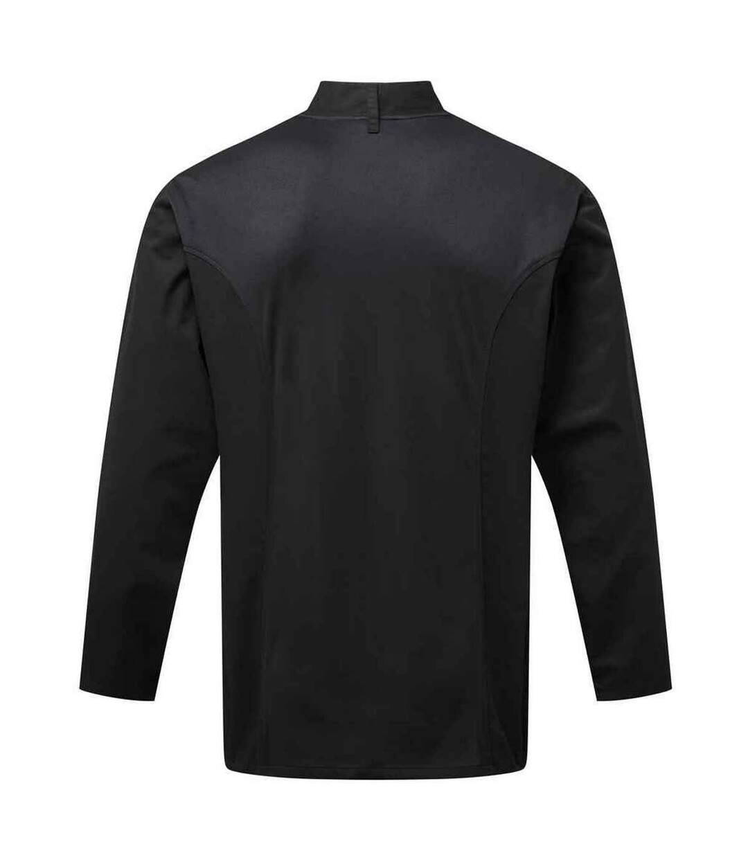 Unisex Adult Coolchecker Long-sleeved Chef Jacket Black Premier-2