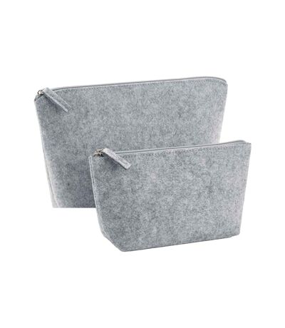 Sac à accessoires 19 cm x 9 cm x 18 cm gris chiné Bagbase