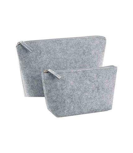 Sac à accessoires 16 cm x 6 cm x 12,5 cm gris chiné Bagbase