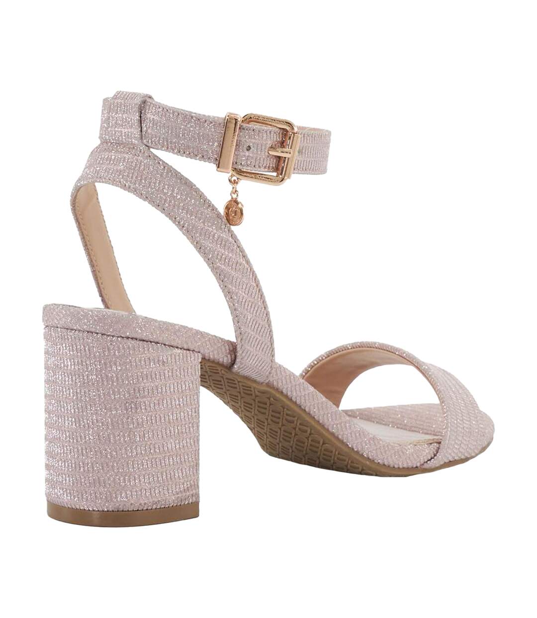 Sandales Meye Femme Rose Doré Dune London-2