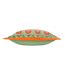 Paoletti Casa Embroidered Throw Pillow Cover (Peridot/Orange) (30cm x 60cm) - UTRV3042