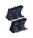 Sock Snob - 12 Paires Homme Chaussettes Bambou Fantaisie Rayures Design-1