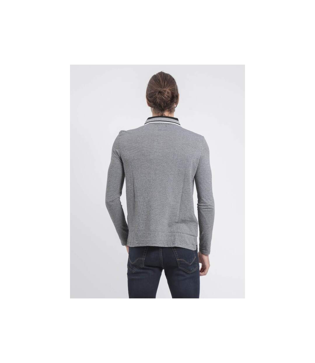 Polo manches longues pur coton PAMELVINE-2