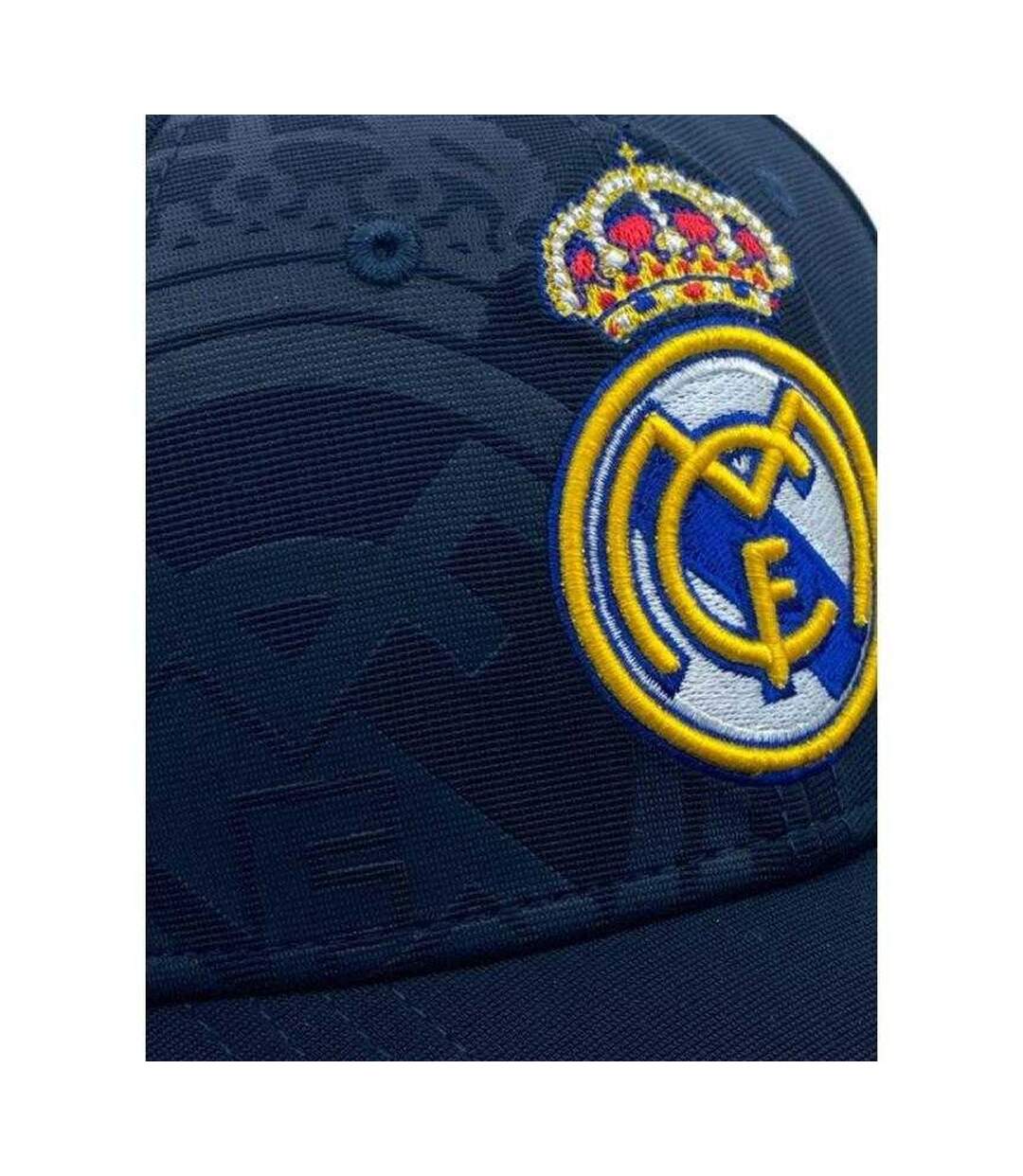 Casquette De Baseball Motif/style Real Madrid Cf Homme Bleu Marine Foncé Inny-4