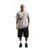Mens Swoosh Graphic Print T-shirt Grey Nike-1