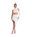 Jupe Mi-longue Femme Crème Missy Empire-1