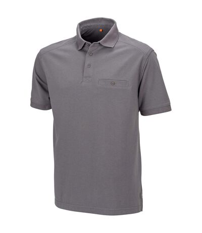 WORK-GUARD by Result Mens Apex Pique Polo Shirt (Workguard Grey)