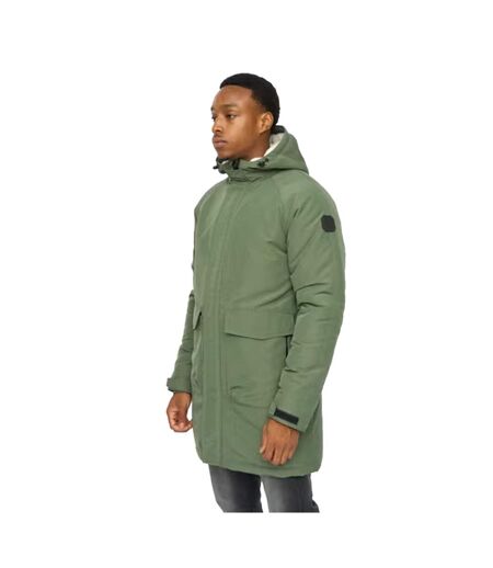 Mens Copfords Parka Dark Olive Duck And Cover