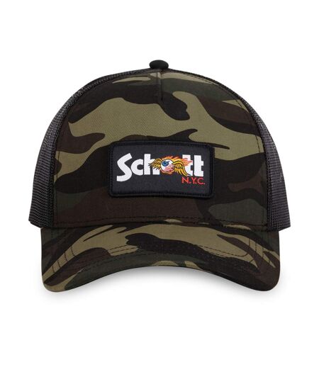 Casquette baseball avec filet camouflage avec badge Army Vondutch