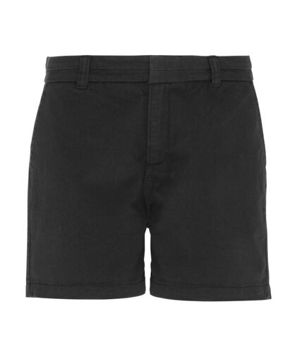 Short en coton pour femme - AQ061 - noir