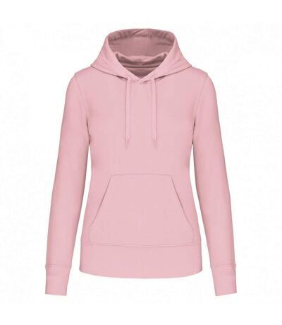 Sweat à capuche femme rose pâle Kariban