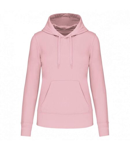 Sweat à capuche femme rose pâle Kariban