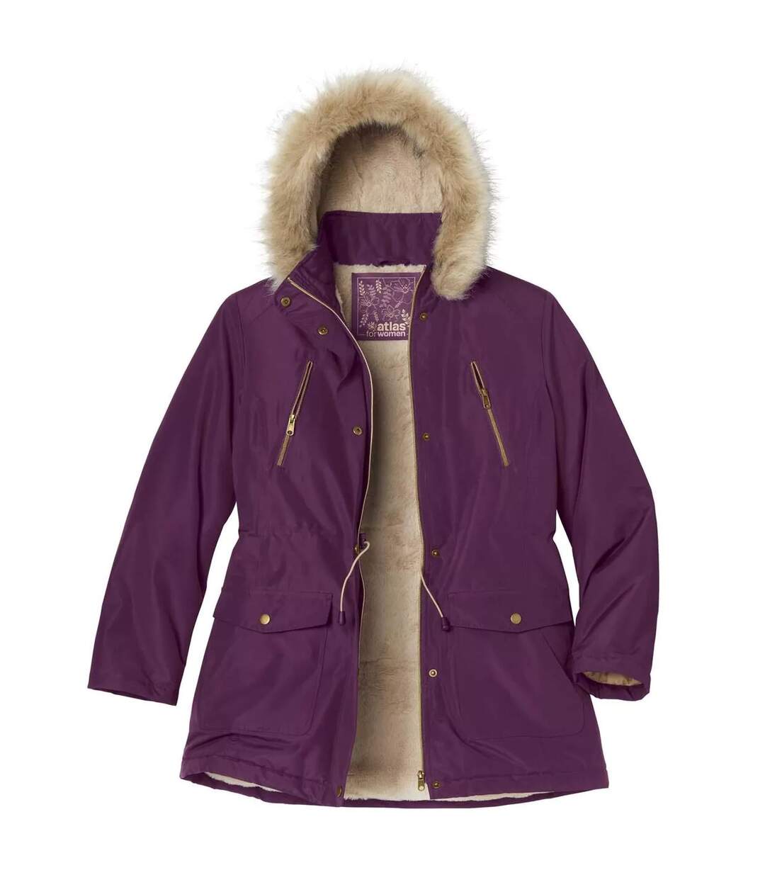 Parka femme prune Atlas For Women-1