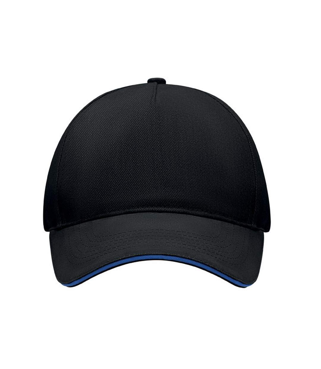 Singa 5 Panel Baseball Cap Black Blue MidOcean-3