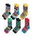 6 Pack Avengers Socks Bundle Novelty Socks | Gift Idea-1