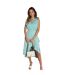 Robe 1 Épaule Femme Œuf Bleu AX Paris-2
