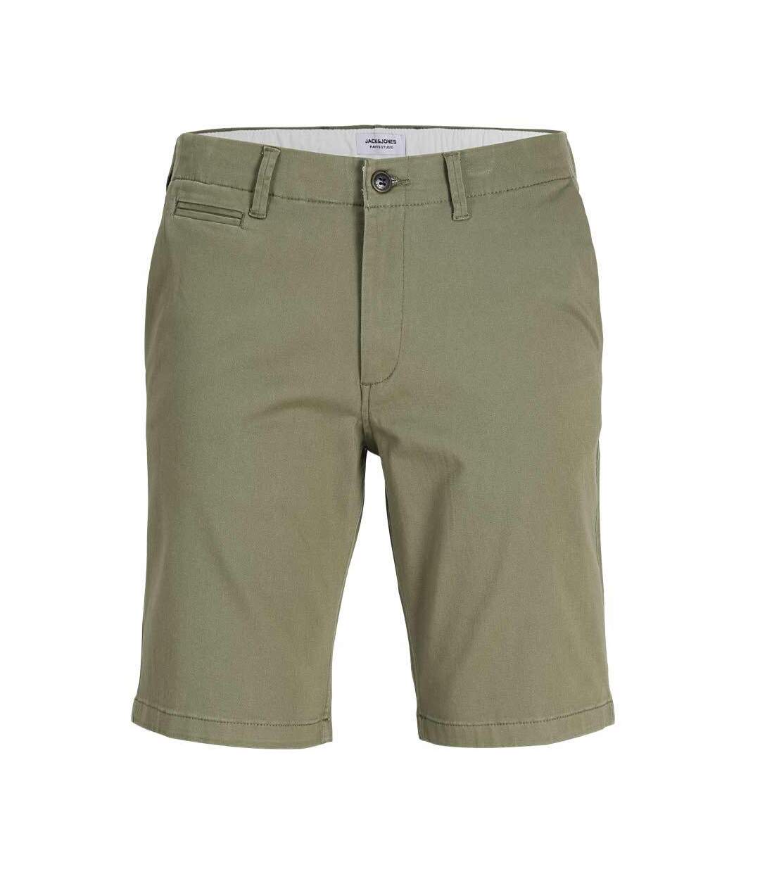 Short chino kaki homme jack & jones 12242692s-3