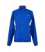 Womens/ladies Club Logo Full Zip Track Jacket Blue Head-1