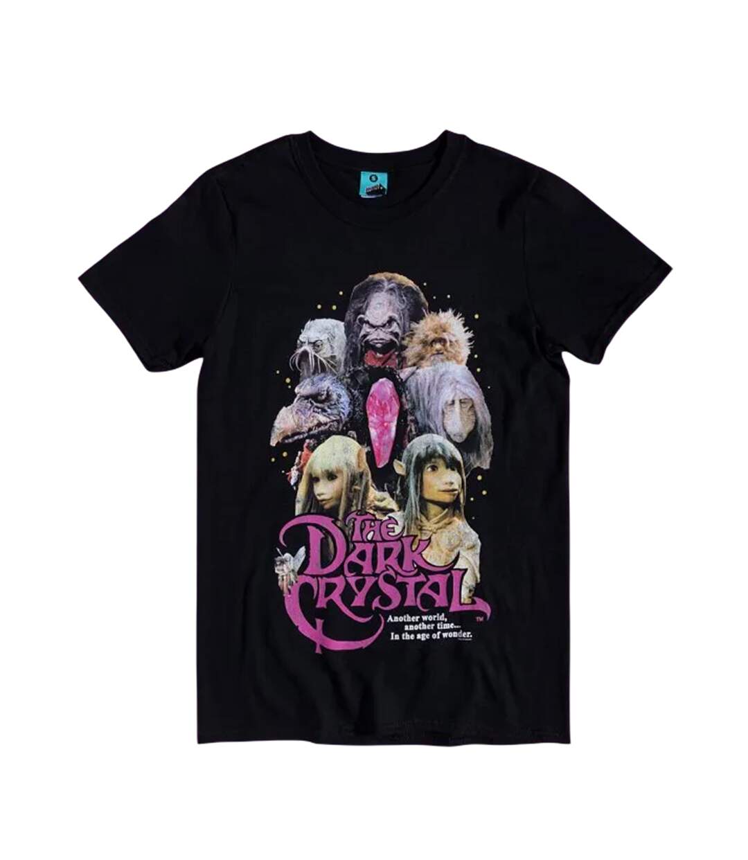 T-shirt Motif/style Personnages Adulte Noir The Dark Crystal-1