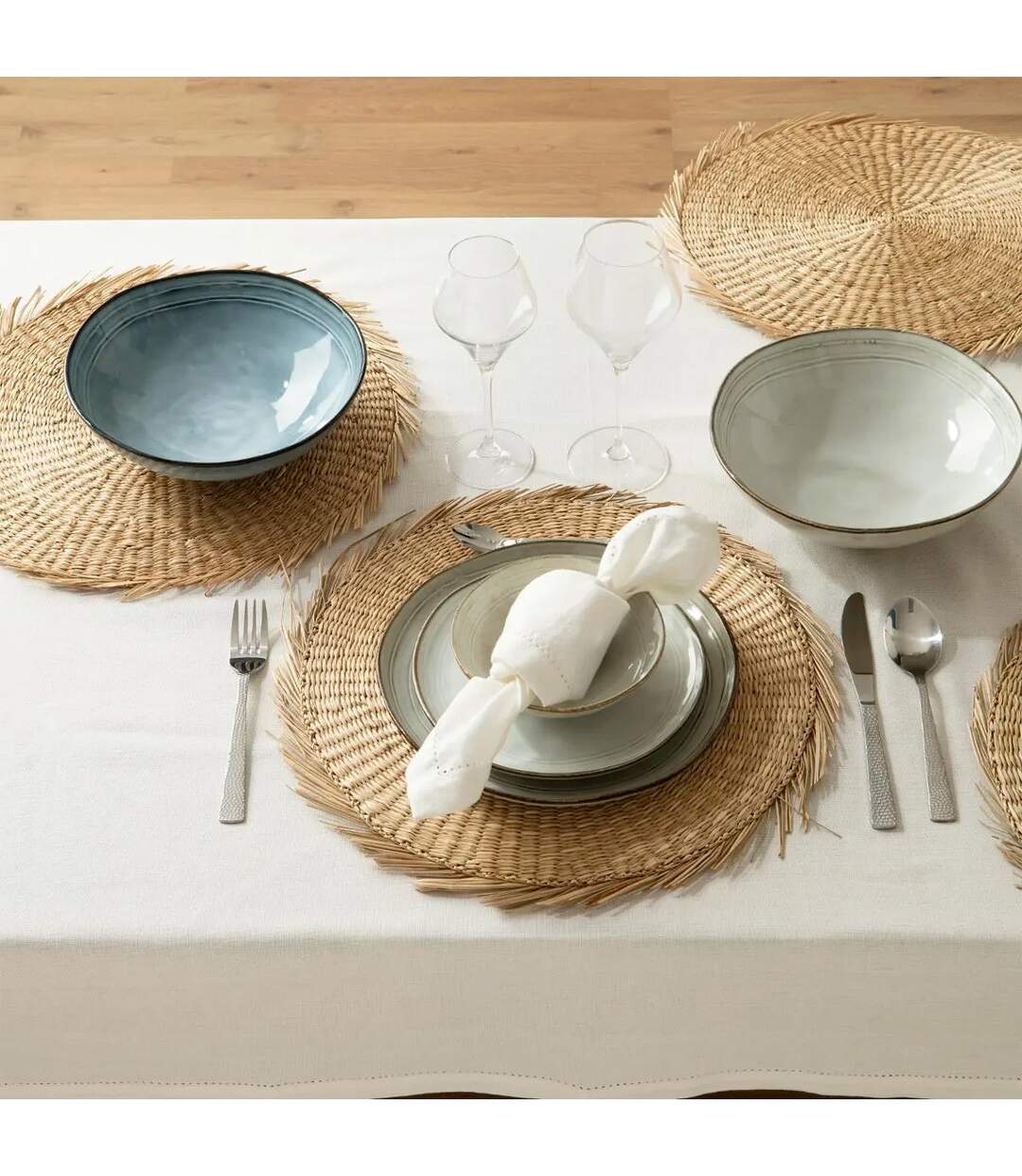 Set de Table en Roseau Cuba 40cm Naturel-3