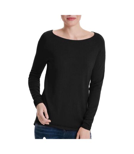 Pull noir femme only mila lacy - l