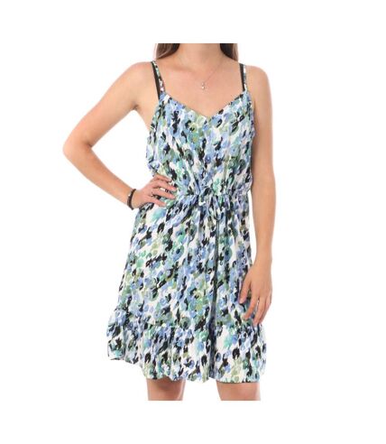 Robe Blanche/Bleu Femme Vero Moda Easy Singlet - M