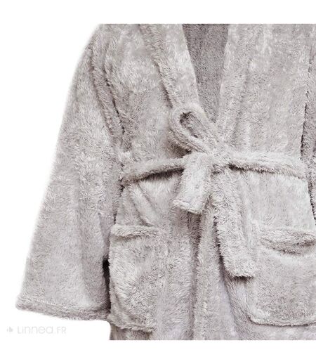 Peignoir de bain HIGHLAND effet fausse fourrure