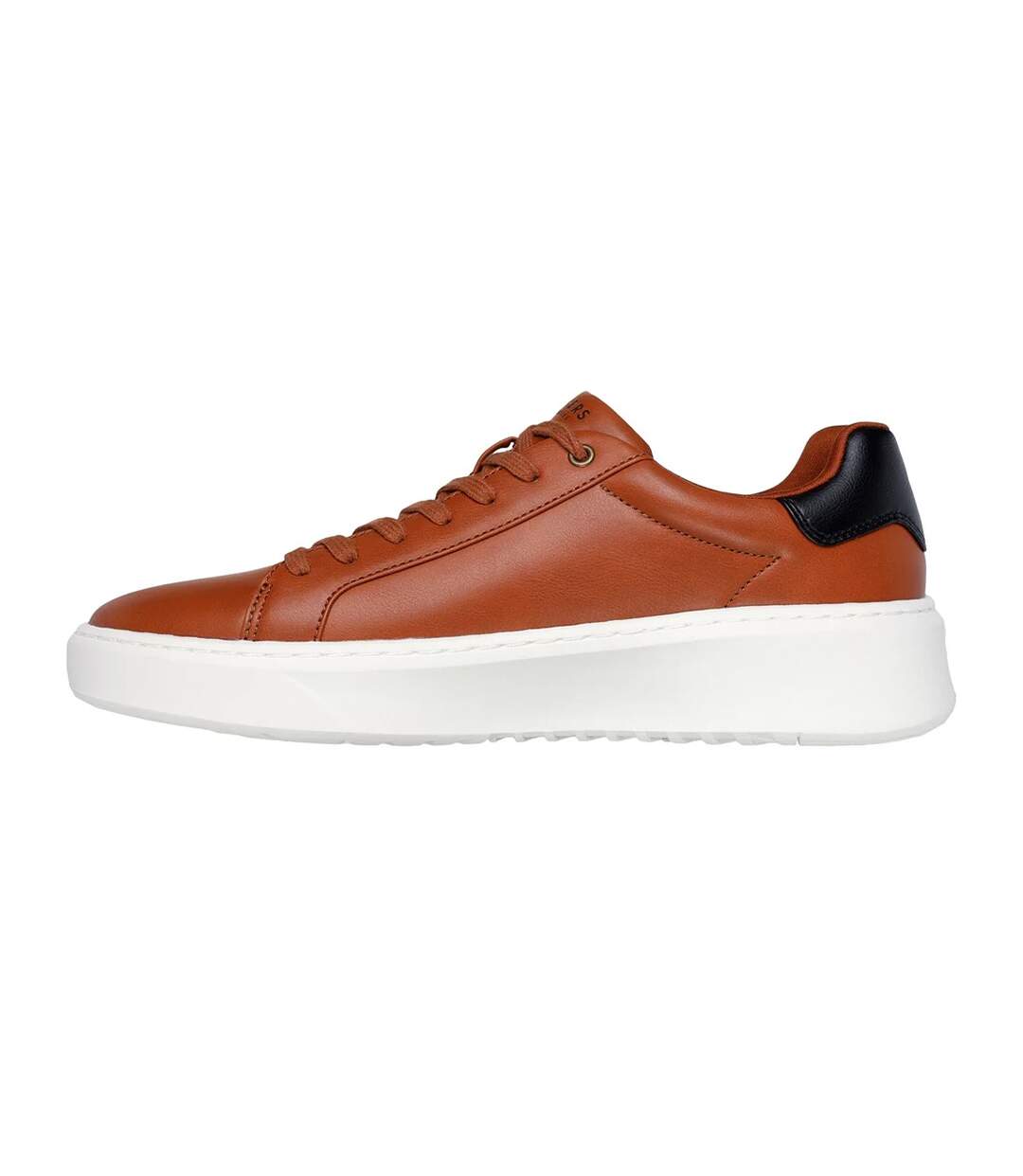 Mens Court Break Suit Trainers Cognac Skechers-2