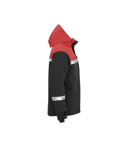 Doudoune Softshell Progression Homme Noir Rouge Projob