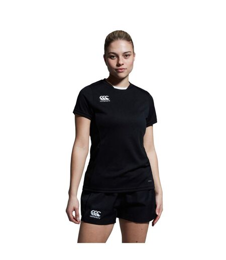 Womens/ladies Club Dry Club T-shirt Black Canterbury