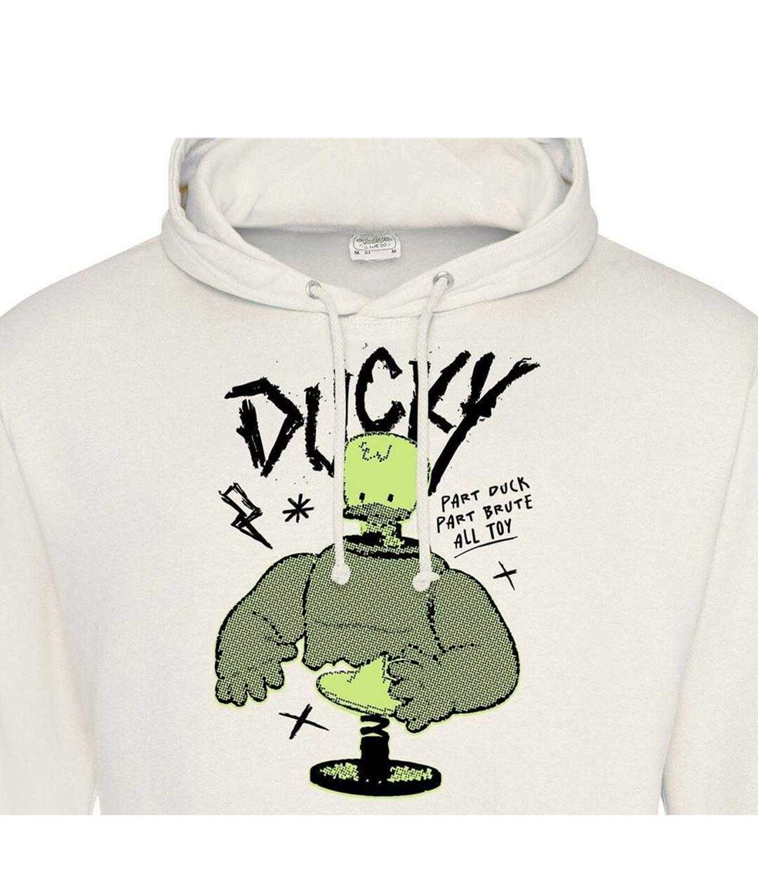 Mens Ducky Cotton Blend Hoodie White Toy Story 4-3