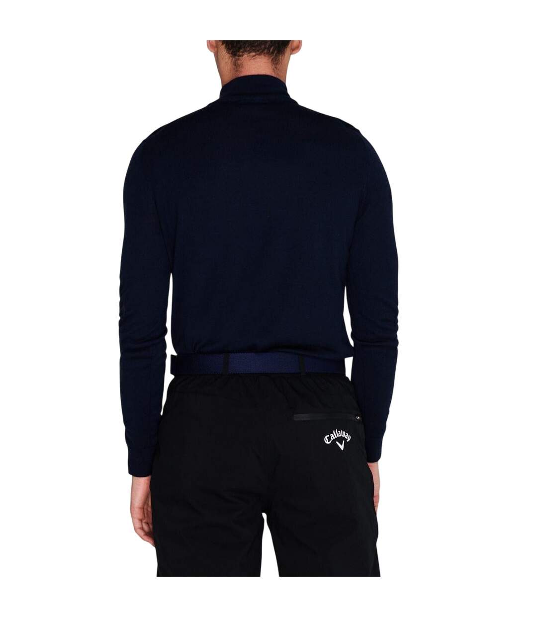 Pull Homme Bleu Marine Callaway-3